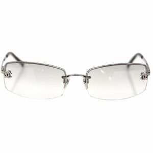 CHANEL Crystal Embellished Silver Glasses flaws! Read below